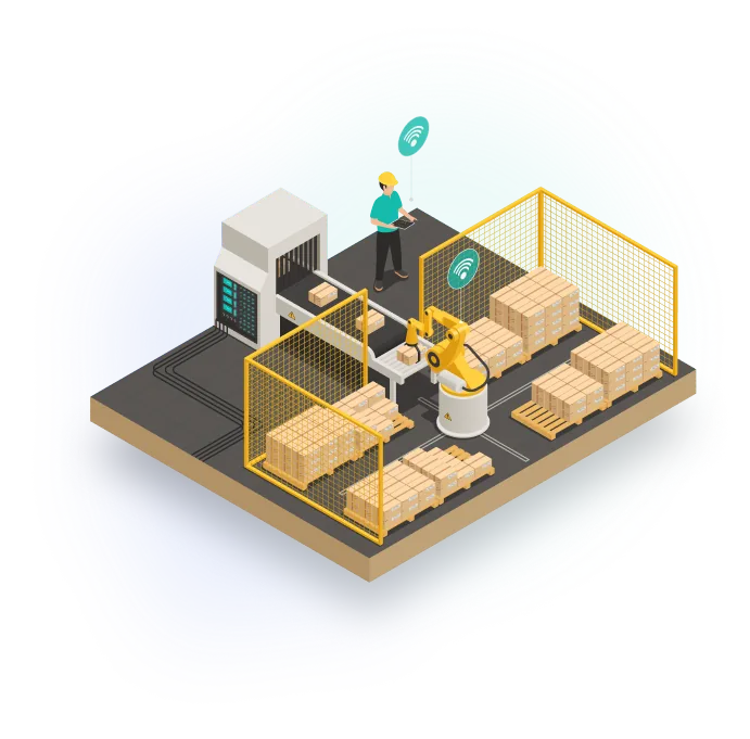 3D Warehouse Modeling with Real-Time Tracking
